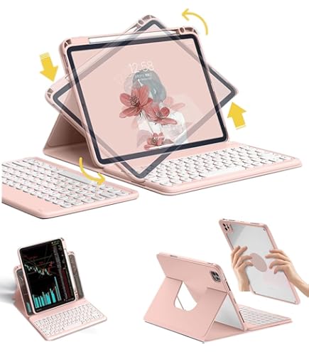 【❤可愛いくてお洒落なイタリアデザイン♪❤多機能】iPadケース＆キーボード ❤可愛いくてお洒落なイタリアデザイン♪❤多機能】iPadケース